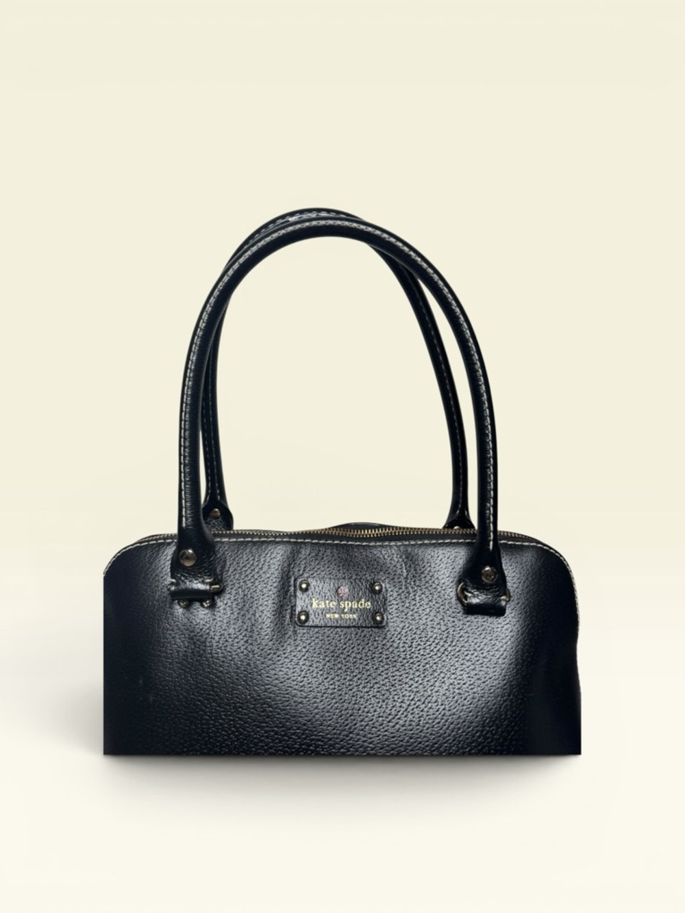 Kate Spade Black Leather Shoulder Wellesley Rachelle Bag - Picture 2 of 14